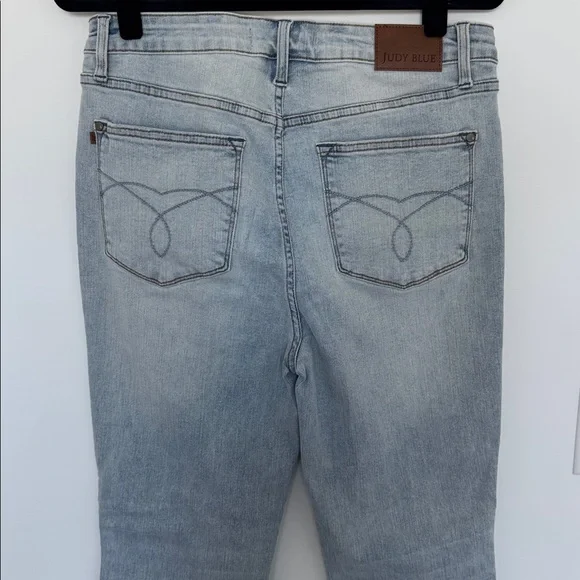 Judy Blue Light Wash Bootcut Jeans, Style#JB88784 LT-S - Size 15/32 Short - Picture 6 of 7
